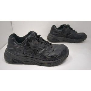 New Balance 926 Men's Size 7 2E Wide Black Leather Walking Shoes MW926BK‎